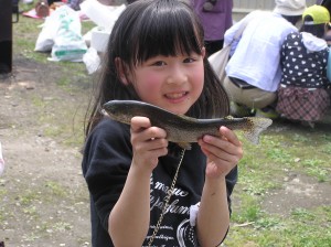 春のマス釣り大会終わったよ!(^^)!